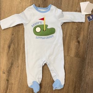 Daddy’s little caddy coverall 3 month